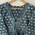 thumbnail image 6 of Indigo Print Dress, Cotton Floral Dress, Handmade Dresses, Blockprint Dress, Handblock Dresses, Dresses For Womens, Skater Dresses,, 6 of 8