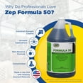 thumbnail image 2 of Zep Formula 50 Cleaner and Degreaser - 55 Gallon (1 Drum) 85985 - All-Purpose, Heavy-Duty, Use on Floors, Walls, Unpainted Metal Surfaces, Engines, Grills, Ovens and Fans, 2 of 8