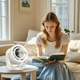 thumbnail image 6 of XGFHYJEH Desk Fan, Box Fan, Small Fan, Box Fans for Home, Desk Fans under $15.00, Small Box Fan, Portable Personal Quiet Electric Fan for Home, Plastic, 6 of 7