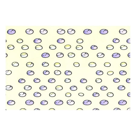 

Cute Circles Pattern 12x18in Heat-Resistant Non-Slip Place Mat Durable and Wrinkle-Resistant