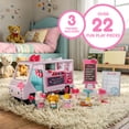 thumbnail image 3 of Jada Sanrio Hello Kitty and Friends – Hello Kitty Food Truck – Toy Vehicle and Figure Set with Accessories – Playset for Kids Ages 4+ – Pink Food Van, 3 of 14