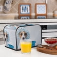 thumbnail image 6 of Lsque Terrier Takes A Bath With Shower Cap Print 2 Slice Toaster Cover , Kitchen Appliance Dustproof Protector , Toaster Protector Dustproof Kitchen Appliance Cover, 6 of 7