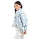 thumbnail image 3 of Chamarra de mezclilla Roman Fashion bordada estrellas juvenil 6681 Mezclilla light azul G, 3 of 6