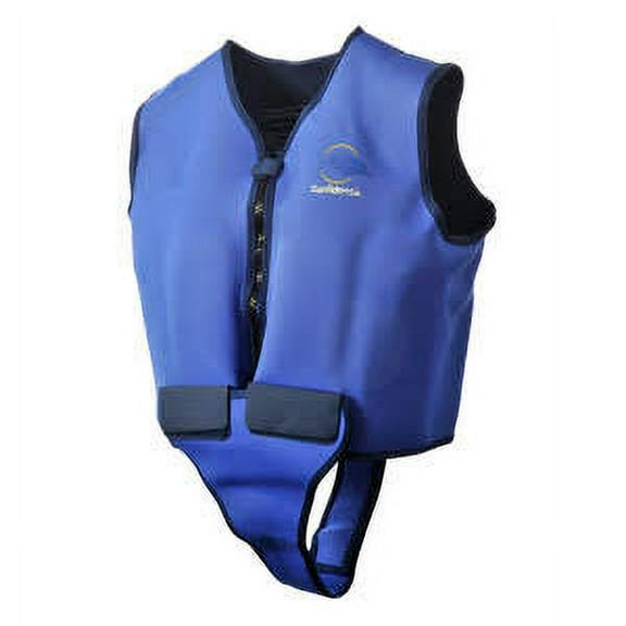 Konfidence Adult Swim Jacket Blue/Yellow 34-38 Chest