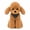 brown, variant on Poodle Plush Toy Soft Stuffed Dog Realistic Puppy Plush Doll Decorative Cushion
