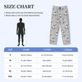 thumbnail image 4 of Sigee Santa with Gifts print Men's Pajama Pants Lounge Sleep Bottoms with Elastic Waistband and Pockets-Medium, 4 of 6