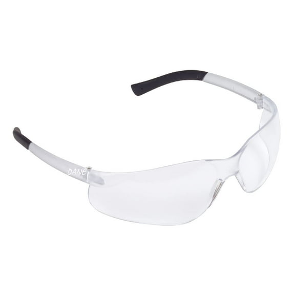Vic Firth Cordova EL10S Dane Safety Glasses, Frosted Clear Frame, Clear Lens, TPR Temples