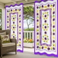 thumbnail image 5 of Outdoor Curtains for Patio Waterproof, Purple Lemons Windproof Pravicy Outside Porch Blackout Curtain, Summer Watercolor Italian Style Flower Sun Blocking Grommets Curtains for Cabana Gazebo 54"x84", 5 of 9