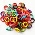 thumbnail image 4 of GIXUSIL 100Pcs Mini Hair Ties | Hair Ties for Fine Thin or Straight Hair | Ponytail Pack,Hair Ties for Babies Toddlers and Young Children | 3.14 cm Diameter,Multicolor Small Soft Hair Elastics Ponyt, 4 of 7