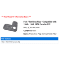 thumbnail image 2 of Fuel Filler Neck Flap - Compatible with 1965 - 1969, 1976 Porsche 912 1966 1967 1968, 2 of 2