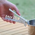 thumbnail image 4 of yeuweold Pan Gripper Camping Kitchen Essentials - 2 Pcs - Detachable Handle for Pots and Pans Camping Essential Ourdoor Kitchen Cookware, 4 of 5