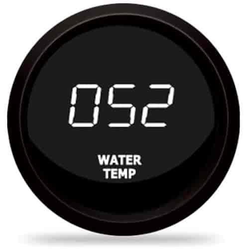 Intellitronix M9113W 2-1/16 LED Digital Water Temperature Gauge 50-350 Fahrenhei
