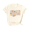 thumbnail image 3 of Nashville Tennessee Shirt for Women, Teens & Kids Groovy Colorful Sports Graphic Tee Natural Shirt Adult 2XL, 3 of 4