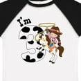 thumbnail image 4 of Inktastic I'm Three-cowgirl Riding Horse Birthday Girls Toddler T-Shirt, 4 of 5