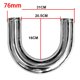 thumbnail image 1 of Universal Aluminum Tube 76mm 3inch Cold Air Intake Pipe For Racing Car Turbo Intercooler High Flow 0/45/90/180 Degrees L S Type, 1 of 1