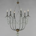 thumbnail image 2 of 20486GN Maxim Lighting Formosa - 6 Light Chandelier-36.5 Inches Tall and 27 Inches Wide-Golden Noir Finish    -Traditional Installation, 2 of 4