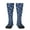 2 Black-2, variant on Party Shark Cut Print Long Socks,Novelty Design Socks Gift for Men and Women,Crew Socks,Calf Socks