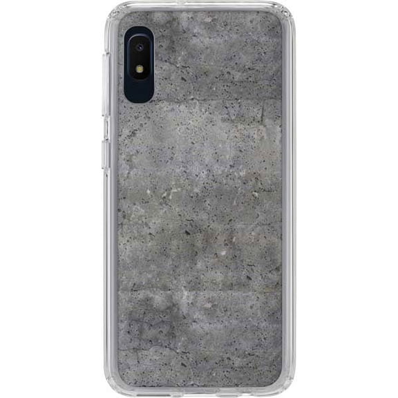 Skinit Concrete Natural Grey Concrete Galaxy A10e Clear Case