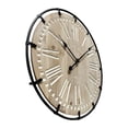 thumbnail image 3 of Marcella Round Wood Farmhouse Style Wall Clock, 3 of 6