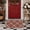 XGZ-REDGREEN, variant on DEORAB Outdoor Rugs 4'X6' Chenille Patio Rug Three-Layer Material Imitation Silicone Spot Molding Camping Outside Rv Mat Red & Green