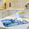thumbnail image 6 of Polovillae Colorful Tropical Flowers Dish Drying Mat for Kitchen Counter Absorbent Heat Resistant Microfiber Dishes Drainer Mat 16x18 in Dish Pad Sink Mat Protective Pad Kitchen Decor, 6 of 6