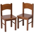 thumbnail image 3 of GiftMark A Pair of Rectangle Chairs Natural, 3 of 3
