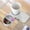 White, variant on Viflosae Cup Holder Double Grids Desktop Storage Rack Fixed Cup Holders Tea Water Cup Organizer Bamboo Office Desk Tray with Anti-Slip Base Compact Counter Caddy for Mugs Tumblers Pens Supplies