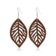 thumbnail image 3 of Pendientes de aro de madera para mujer, estilo retro, negro, africano, bohemio, de madera, geométricos, ligeros, 5 unidades, 3 of 5