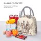thumbnail image 5 of Fotbe Cowboys Riding Horses Bolsa de Almuerzo con Estampado, Lonchera Aislada, Contenedor de Comida Reutilizable Tipo Cooler a Prueba de Fugas, 5 of 6