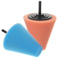 thumbnail image 2 of Cone-Shaped Precision Cleaning Polishing Pads 2Pcs Ideal For Car Care And DIY Projects Featuring Durable Sponge Material In, 2 of 5