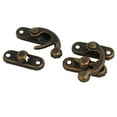 thumbnail image 2 of Unique Bargains Padlock Hasp Hook Horns Retro Style Metal Jewelry Box Buckle Shackle Lock 5pcs, 2 of 2