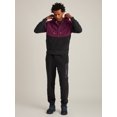 thumbnail image 2 of Bonobos Fielder Men's and Big Men's Sherpa Fleece Full Zip Hoodie, Up to Size 3XL, 2 of 7