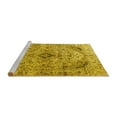 thumbnail image 2 of Ahgly Company Machine Washable Indoor Square Persian Yellow Traditional Area Rugs, 6' Square, 2 of 4