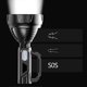 thumbnail image 5 of 2X Strong Light Portable Flashlight USB Rechargeable Abs Outdoor LED Multi-Function Household Searchlight Portable Lamp, 5 of 5
