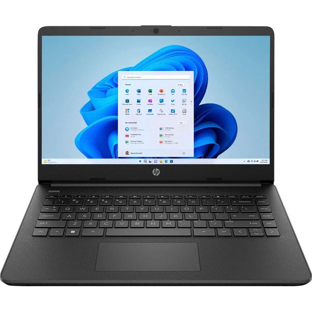 HP Stream 14 Pouces Brightview Ordinateur Portable, Windows 11 Famille en Mode S, HD PC, 8 Go RAM, 128 Go SSD, Processeur Quad-Core Intel N4120, Processeur 4 Cœurs Intel/webcam, Win11/le Bundle