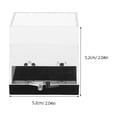thumbnail image 2 of YSNOOWE 6Ud Caja Transparente Para Exhibición De Y Colecciones Minerales Con Soporte Negro, 2 of 7