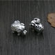 thumbnail image 2 of EeaseMX Collar de collar de forma de elefante Charros de bricolaje joyas que hacen accesorios para aretes pulsera de plata, 2 of 7