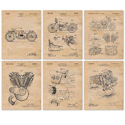 Harley Davidson motor cycle Man cave flags motor bikes poster print mancaveideas