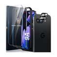 thumbnail image 1 of xixishop 2+2 Pack Screen Protector for Google Pixel 9A, 2pcs Tempered Glass Screen Protector & 2pcs Camera Lens Protector for Pixel 9A, HD Screen, Anti- Scratch, Easy Installation, 1 of 1