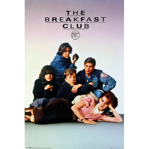 The Breakfast Club - Movie Poster (Regular Style - Key Art) (Black Poster Hanger)