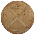 thumbnail image 5 of Pemberly Row 47" Round Modern Pine Wood Dining Table in Brown, 5 of 5