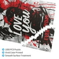 thumbnail image 3 of 1000 PCS 'Love You Everyday' Kissing Couples 1000 Piece Puzzle For Adults,Enjoy The Puzzle Solving Process,Unique Artwork For Adults,Wood Puzzles Suitable For Entertaining With Family During Holidays, 3 of 6