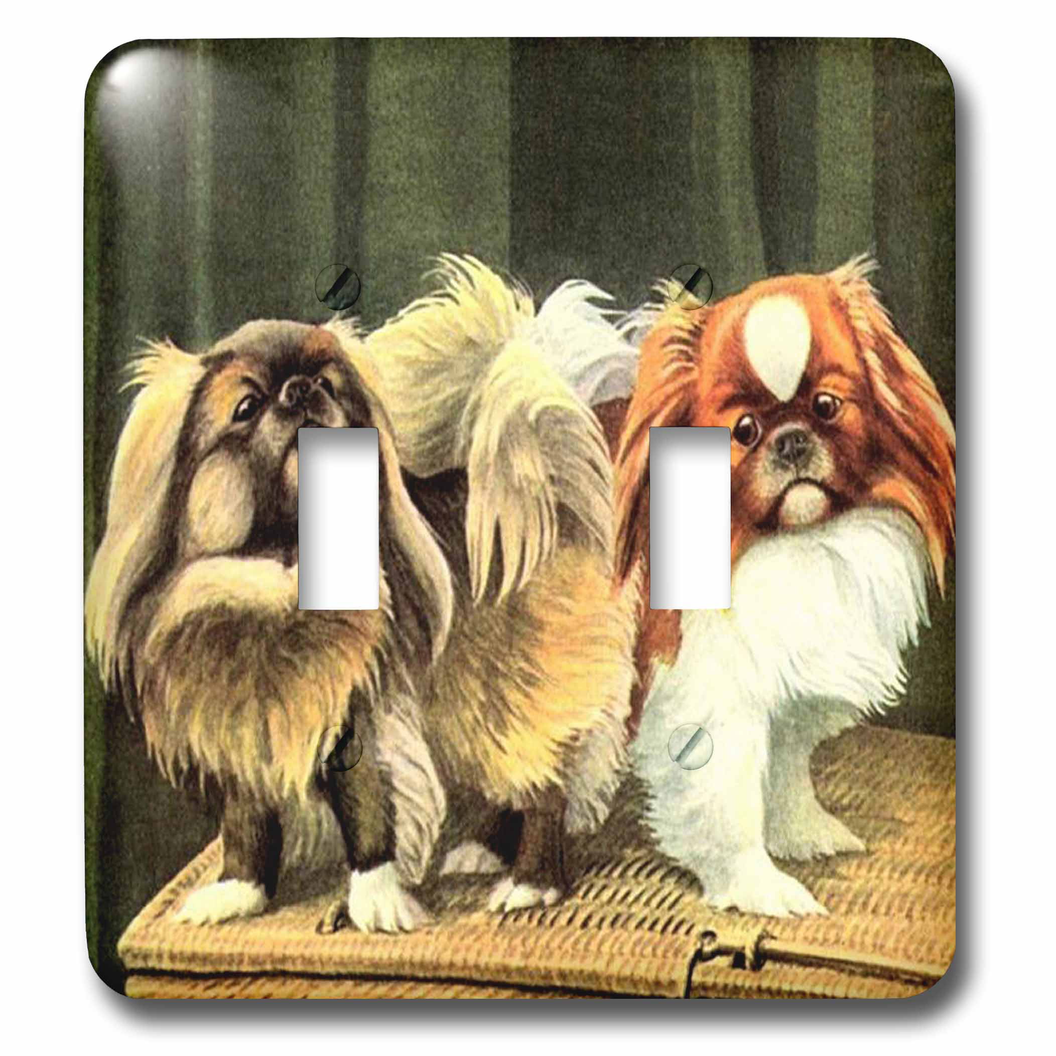 3dRose lsp_980_1 Cavalier King Charles Spaniels Single Toggle Switch