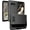 Black, variant on Case with Clip for Google Pixel Fold (2023), Nakedcellphone Rugged Phone Cover and [Rotating Ratchet] Belt Hip Holster Holder View Stand Combo - Storm Gray