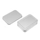 thumbnail image 3 of Almacenamiento de tarjetas de juego de lata de Metal Yuarrent Caja transparente Organizador Plata 107*73*25mm, 3 of 6