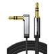 thumbnail image 1 of Cable Auxiliar 3.5 Mm Ugreen Conector 90° Chapa Oro 2.0 Metros, 1 of 8