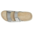 thumbnail image 3 of Ecco Womens 2nd Cozmo 206823 Leather Pure Silver Sandals 6-6.5 US, 3 of 4