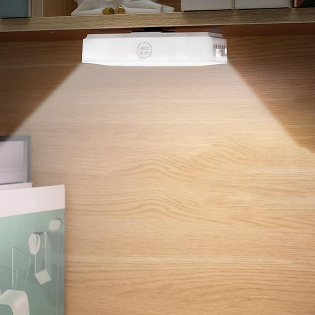 Lámpara LED de escritorio, luces magnéticas para armario, luces LED regubles debajo del pequeña sa, lámpara de lectura para cocina, dormitorio, hogar Colco barra de luz inalámbrica