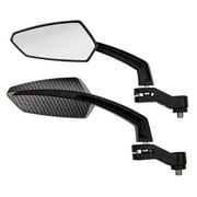 Addmotor Bike Biking Mirror Handlebar Mount, Rotatable Bicycle Rear View Glass Mirror, Wide Angle Safety Mirror 360° Rotation for Mountain Road Bike