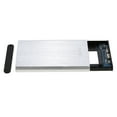 thumbnail image 4 of Recinto Irfora Caja de disco duro de aleación de aluminio USB3.0 Caja de disco duro portátil SATA HDD SSD de 2,5 '' Caja de disco duro móvil de transmisión de alta velocidad portátil Plata Irfora Recinto, 4 of 7
